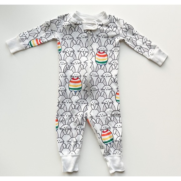 Hanna Andersson Other - Hanna Andersson Night Night Sleeper Organic Very Bunny 3-6‎ Months